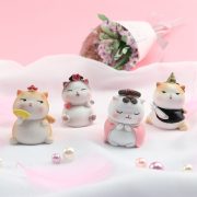 Nis Creative Customizable Resin Decorative Ornament Retro Court Cat Baking Cake Decoration Car Interior Decoration Accessory - Image 2