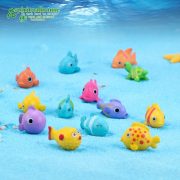 Customizable Cartoon Fish DIY Micro Landscape Aquarium Decoration Plastic Keychain Creative Resin Craft Ornament - Image 4