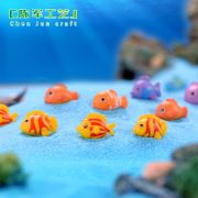 Customizable Cartoon Fish DIY Micro Landscape Aquarium Decoration Plastic Keychain Creative Resin Craft Ornament - Image 3