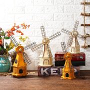 Nordic Creative Retro Decorative Ornament Customizable Dutch Windmill Miniature for American Home Living Room Bar Bedroom Decoration - Image 3