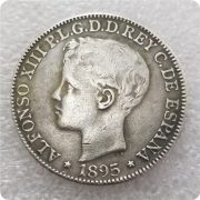 Antique Style Custom Metal Medal Badge 1895 American Brass Material Commemorative Coin Wholesale #2059