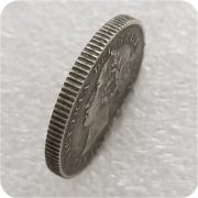 Antique Style Canadian Silver Dollar Custom Metal Medal Badge 10 Cents Coin Replica for Collectors and Enthusiasts - Image 3