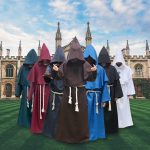 XinboYuan Adult Stage Performance Costume Medieval Monastic Robe Nun's Habit Wizard Priest Hat Included One Size Fits Most