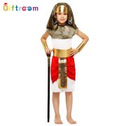 Egyptian Prince Pharaoh Red Skirt Costume for Boys Halloween Cosplay Adult Stage Performance Role-playing Outfit Theatrical Costume - Image 2