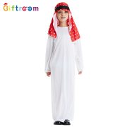 Carnival Chief Boys' White Red Cosplay Costume Party Outfit Stage Performance Adult Theatrical Apparel - Image 4