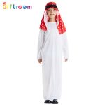 Carnival Chief Boys' White Red Cosplay Costume Party Outfit Stage Performance Adult Theatrical Apparel