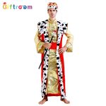 Halloween Festival Party Adult Stage Performance Costume King Male Clothes DS Suit for Stage Performances