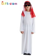 Carnival Chief Boys' White Red Cosplay Costume Party Outfit Stage Performance Adult Theatrical Apparel - Image 2