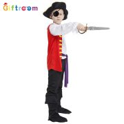 Adult Cosplay Caribbean Pirate Role-playing Costume Stage Performance Outfit Handsome Little Pirate Suit for Drama Show - Image 4