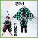 Adult Stage Performance Costume Halloween Ghost Slayer Chara Cosplay Suit for Anime Conventions and Party Performances