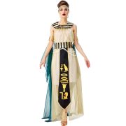 Adult Stage Performance Costume Halloween Cosplay Cleopatra Goddess Outfit Egyptian Pharaoh Queen for Theater Opera Show - Image 3