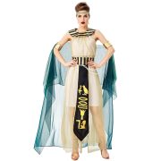 Adult Stage Performance Costume Halloween Cosplay Cleopatra Goddess Outfit Egyptian Pharaoh Queen for Theater Opera Show - Image 2