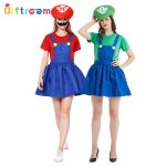 Adult Carnival Cosplay Super Mario Role-playing Costume Cartoon Anime Game Uniform Stage Performance Clothing