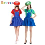 Adult Carnival Cosplay Super Mario Role-playing Costume Cartoon Anime Game Uniform Stage Performance Clothing