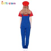 Adult Cosplay Mario Role-playing Party Costume Women's Mary Cartoon Game Uniform Stage Performance Clothing - Image 4