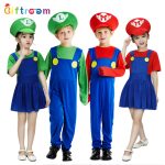 Halloween Children's Cosplay Costume Mary Role-playing Louis Performance Uniform Cartoon Super Game Uniform