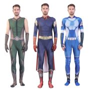 Boys Black Robe Patrol Team Cosplay Costume Adult Stage Performance Suit High Speed Rail Hero Storm Front National Treasure - Image 2