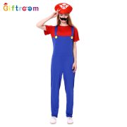 Adult Cosplay Mario Role-playing Party Costume Women's Mary Cartoon Game Uniform Stage Performance Clothing - Image 2