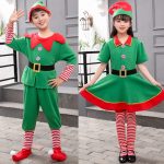 Children's Santa Claus Outfit Adult Stage Performance Costume Unisex Christmas Grandpa Performance Clothes Cross-Border Hot Sale