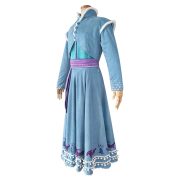 Frozen 2 Cosplay Princess Anna Adult Stage Performance Costume Children's Halloween Party Dress Up Wardrobe Item - Image 3
