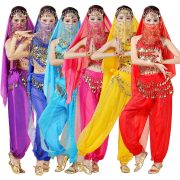 Adult Stage Performance Costume Indian Belly Dance Outfit Xinjiang Practice Suit Highlight Pants for Dance Performances - Image 3