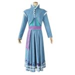 Frozen 2 Cosplay Princess Anna Dress Children's Role-playing Costume for Stage Performance Ice and Snow Magic Adult Stage Performance Costume