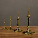 Custom Metal Model of Shanghai Oriental Pearl Tower Tourist Souvenir Bronze-Colored Zinc Alloy Construction Architectural Model