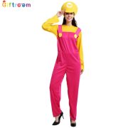 Mario Adult Stage Performance Costume Super Mario Game Character Halloween Outfit Role-playing Maryo Clothing - Image 2