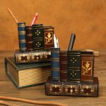 Retro American Decorative Ornament Wooden Creative Storage Box Desk Organizer For Office Desktop Personalized Gift