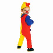 Children's Halloween Cosplay Costume Yellow And Red Clown Outfit For Stage Performance And Nursery Disco Show - Image 2