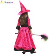 Red Witch Costume for Children Long Dress Adult Stage Performance Costume Simulation Witches Outfit for Girls Party Dress - Image 5