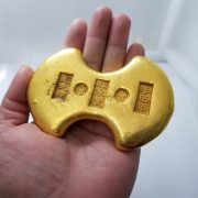 Antique Style Golden Bar and ingot Non-golden Brass Material Custom Metal Medal Badge Craftwork for Special Occasions - Image 3