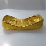 Antique Style Gold Bar Copper Material Non-Golden Custom Metal Medal Badge Craft Jewelry Collectible Item