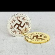 New Custom Metal Medal Badge House Corner Lack Portable Thousand Character Card Metal Crafts Personalized Award - Image 4