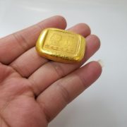 Antique Style Golden Bar Copper Material Non-Golden Prop Custom Metal Medal Badge Handicrafts Gold Yuanbao J69 - Image 3