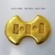 Antique Style Golden Bar and ingot Non-golden Brass Material Custom Metal Medal Badge Craftwork for Special Occasions