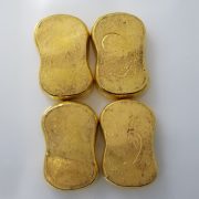Antique Style Golden Bar Copper Material Non-Golden Prop Custom Metal Medal Badge Handicrafts Gold Ingot Decoration - Image 2