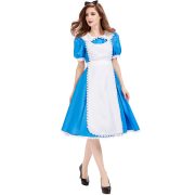 Alice In Wonderland Tea Party Theme Adult Stage Performance Costume Blue Dress For Cultural Art Festival Performances - Image 4
