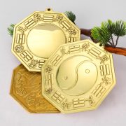 Custom Metal Tai Chi Mirror Brass Eight Trigrams Convex Concave Ornamental Copper Artifacts Wholesale Metal Badges Medals - Image 3