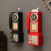 Customizable American Country Style Resin Phone Decorative Ornament Photography Prop Model Room Craft For Wholesale - Image 2