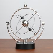 天体轨道办公室摇摆器 书桌摆件银河系永动仪商务工艺品混沌摆件 - Image 2