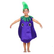 Adult Sponge Material Eggplant Stage Performance Costume Kids Parent-Child Fruit Vegetable Outfit Direct Factory Sale