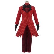 Sweet Anime Hell Hotel Alastor Devil Female Broadcast Cosplay Costume Adult Stage Performance Wear Halloween Theme - Image 2