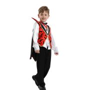 Halloween Festival Children's Little Boy Stage Performance Costume School Play B-0195 Handsome Vampire Lord Small Duke - Image 2
