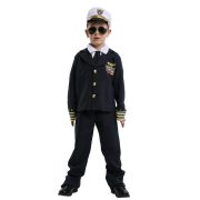 School Children Boy Costume Stage Character Performance Uniform Brave Pilot Play B-0202 Dashing Little Pilot Outfit - Image 4
