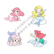 Customizable Decorative Ornaments Miniature Garden Mermaid Ocean Beach DIY Eco-Friendly Bottle Decor Aquarium Small Figurine - Image 5