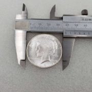 Antique Style Double-Sided Peace Commemorative Coin Custom Metal Medal Badge Silver Plated Brass Replica US 1921 Coin #2527 - Image 3