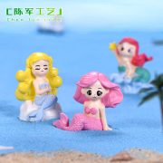 Customizable Decorative Ornaments Miniature Garden Mermaid Ocean Beach DIY Eco-Friendly Bottle Decor Aquarium Small Figurine - Image 3