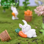 微景观diy盆景摆件 地摊小动物可爱小动物小猪狗兔子贪睡小鹿小狗 - Image 2