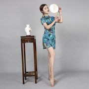 古典舞表演服中国风旗袍身韵民族舞现代舞练功服演出服团服装 - Image 2